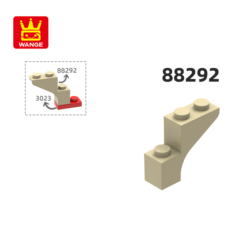 Lego Set City - WANGE 88292 100g/94PCS 1x3x2 Arche avec