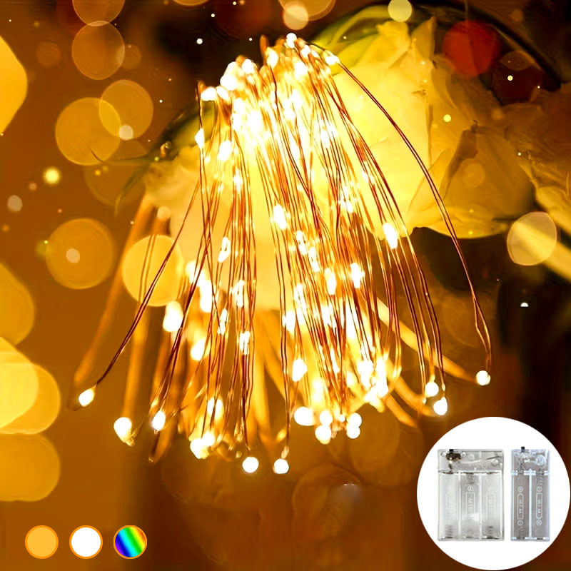 Led Fairy String Lights - Guirlandes lumineuses à LED, guirlandes de