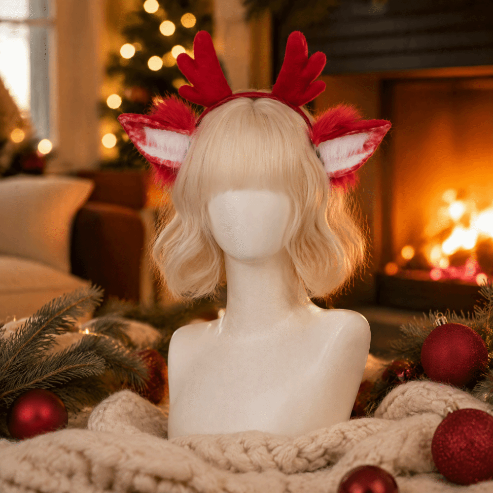Reindeer Antlers Headband - Serre-tête en bois de cerf pour