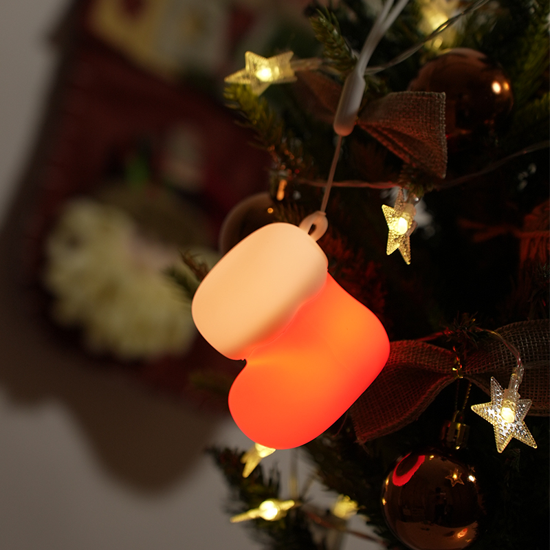 Ornement de Noël en silicone à - Christmas Stocking Hanging avis et prix