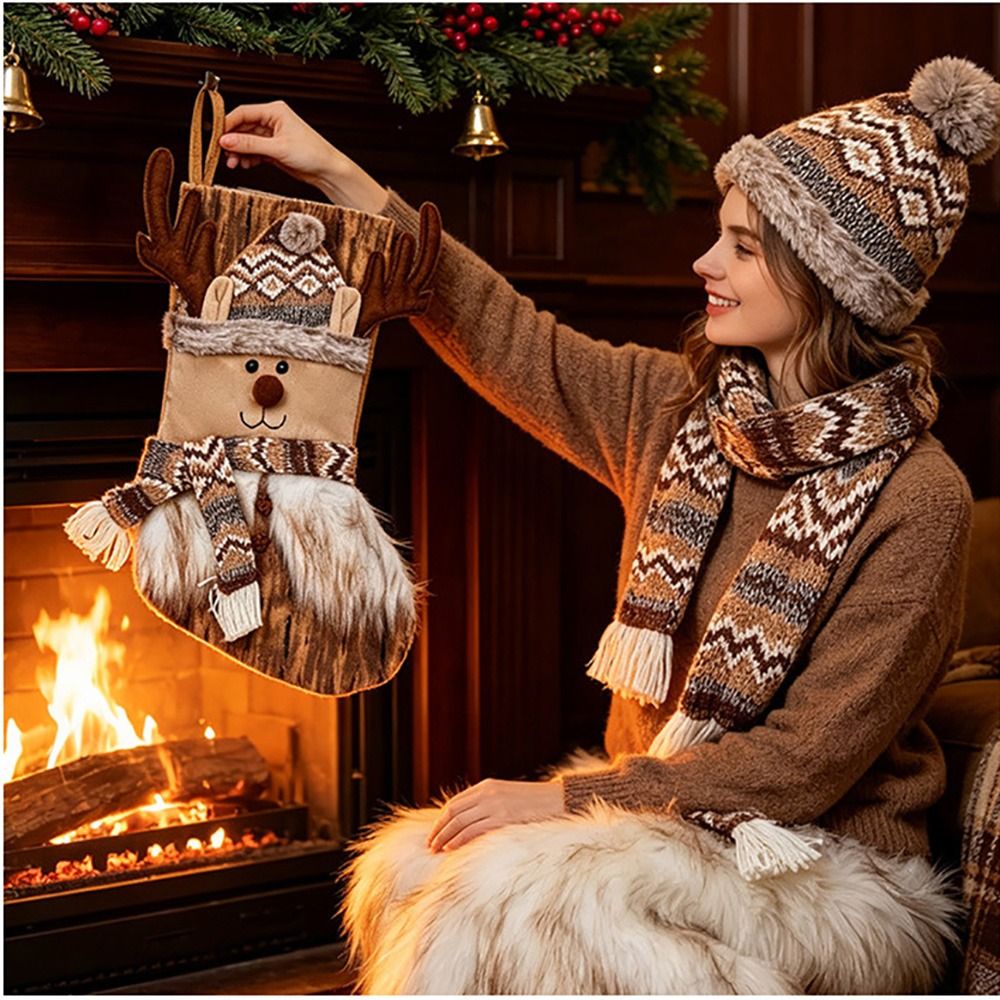 Chaussettes de Noël à motifs d - Christmas Stocking Hanging avis et prix