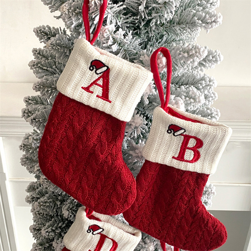 Chaussettes de noël tricot flo - Christmas Stocking Hanging avis et prix