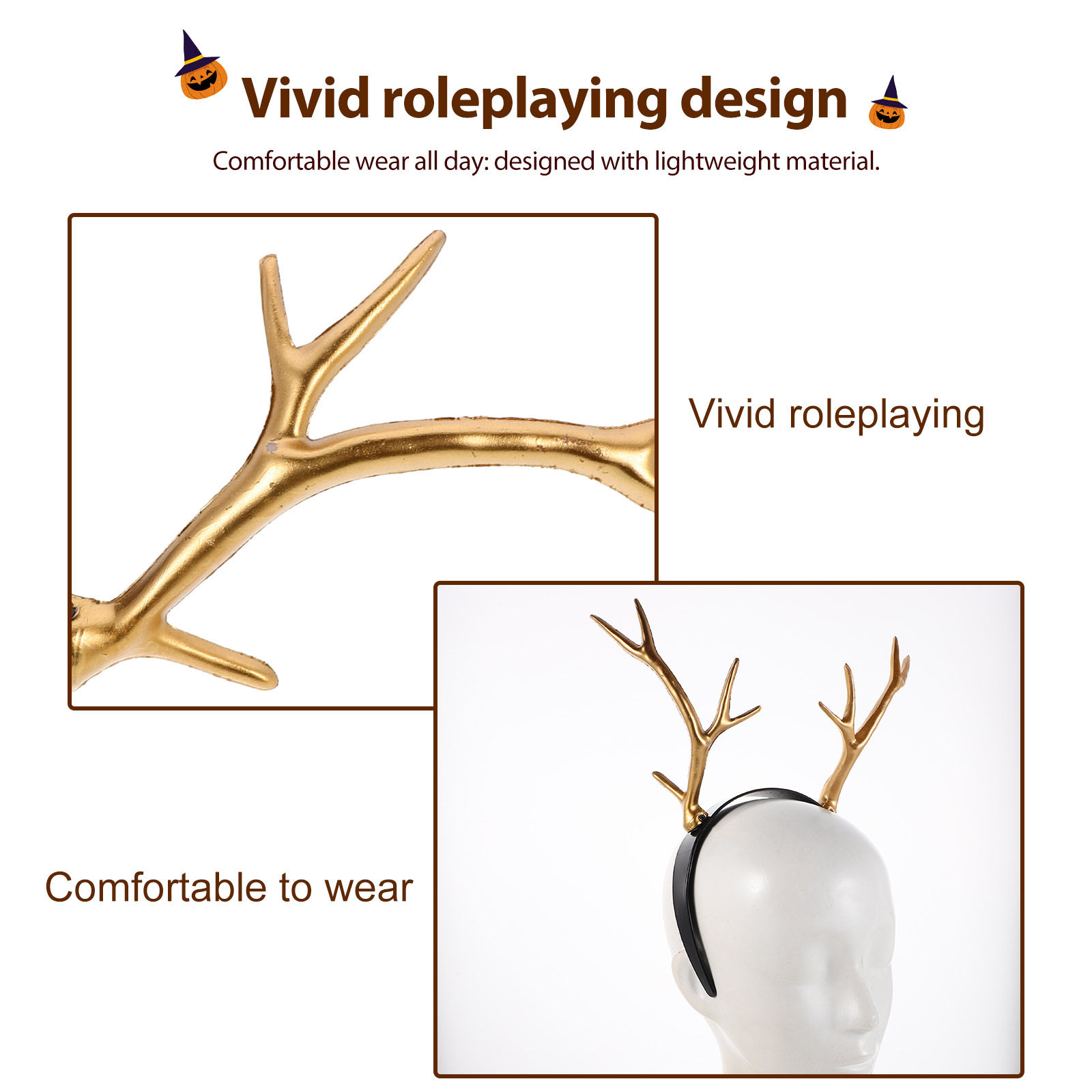 2 serre-têtes en forme de bois - Reindeer Antlers Headband avis et prix