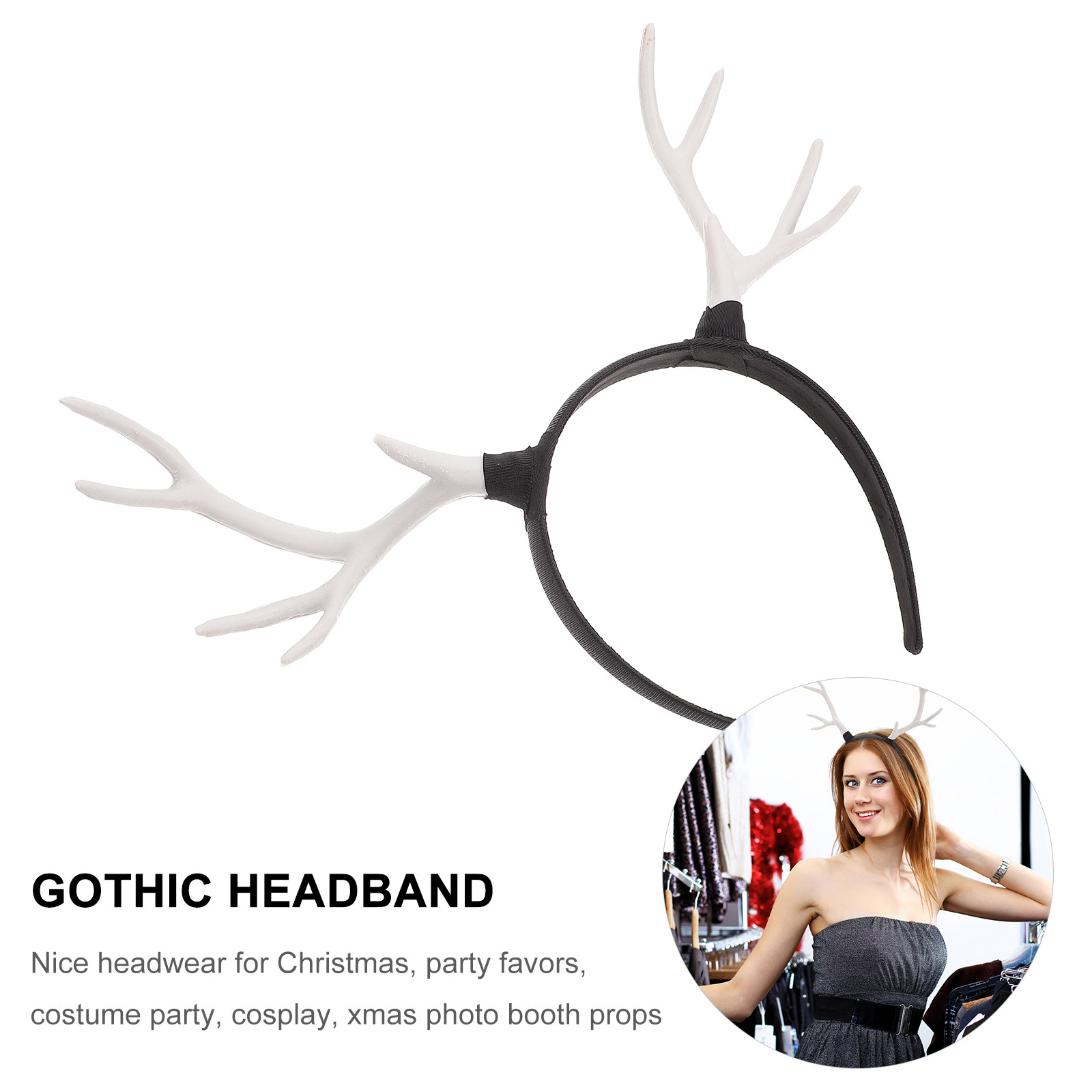 1 pièce, adorable bandeau de N - Reindeer Antlers Headband avis et prix