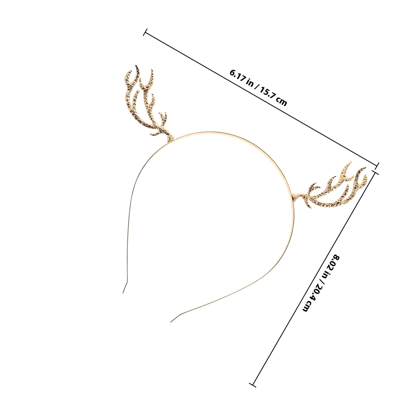 Serre-tête en métal et strass, - Reindeer Antlers Headband avis et prix