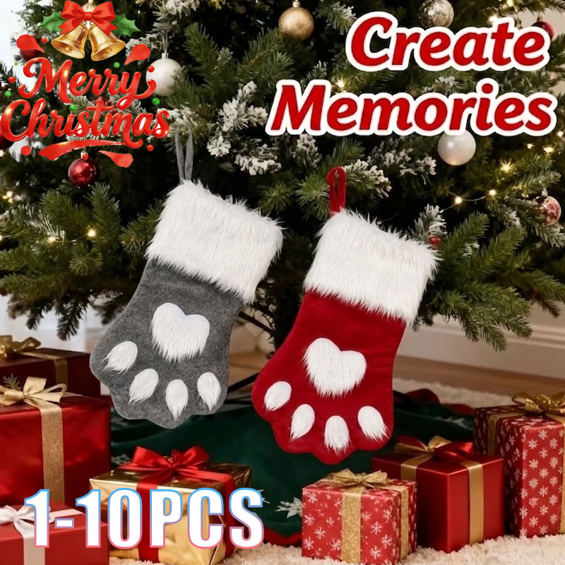 1 à 10 pièces de décorations d - Christmas Stocking Hanging avis et prix
